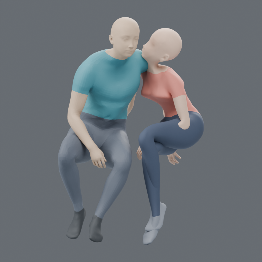CP006 頬にキス